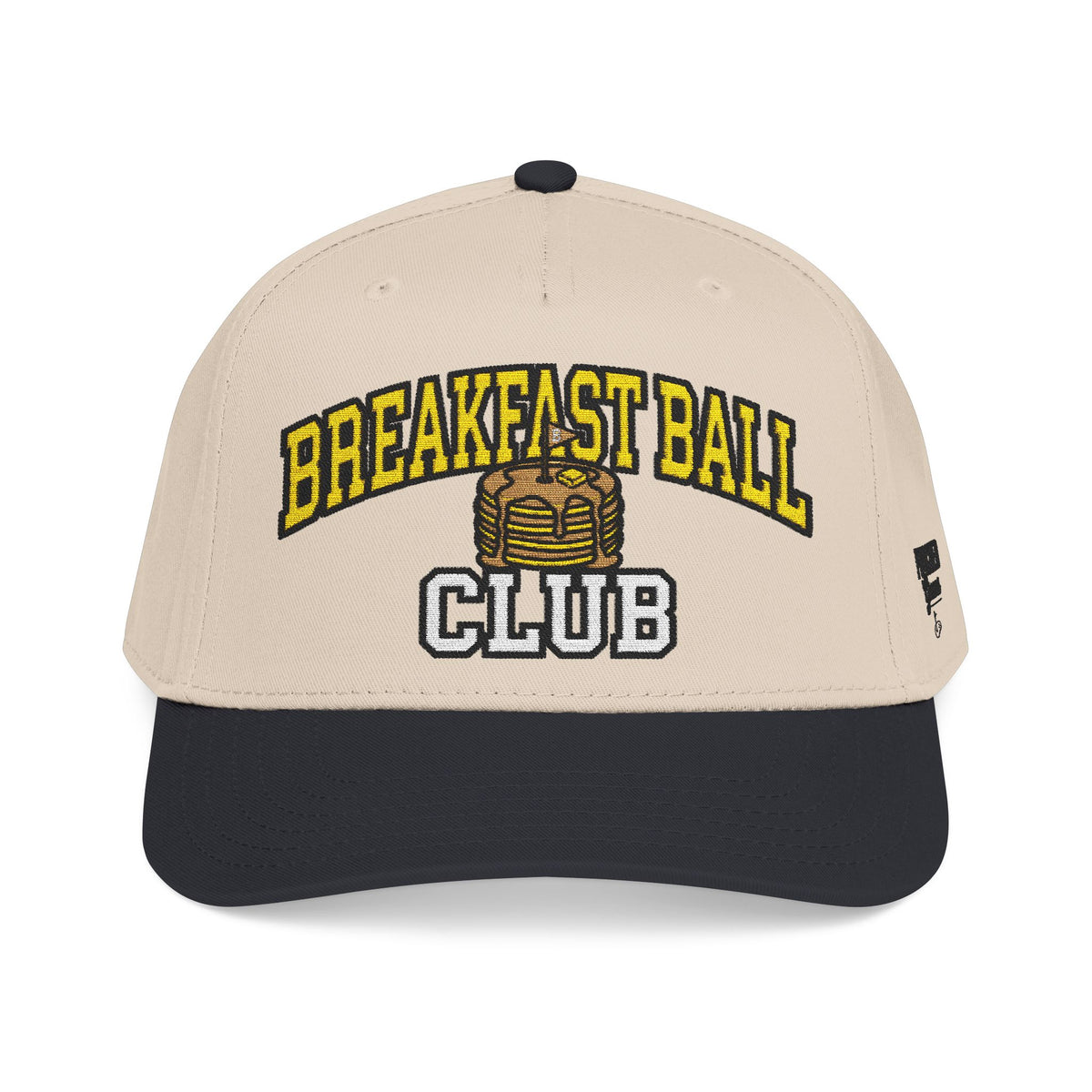 Breakfast Ball Club embroidered golf hat by Punched Greens