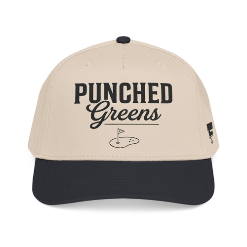 Punched Greens vintage logo golf hat alternate view