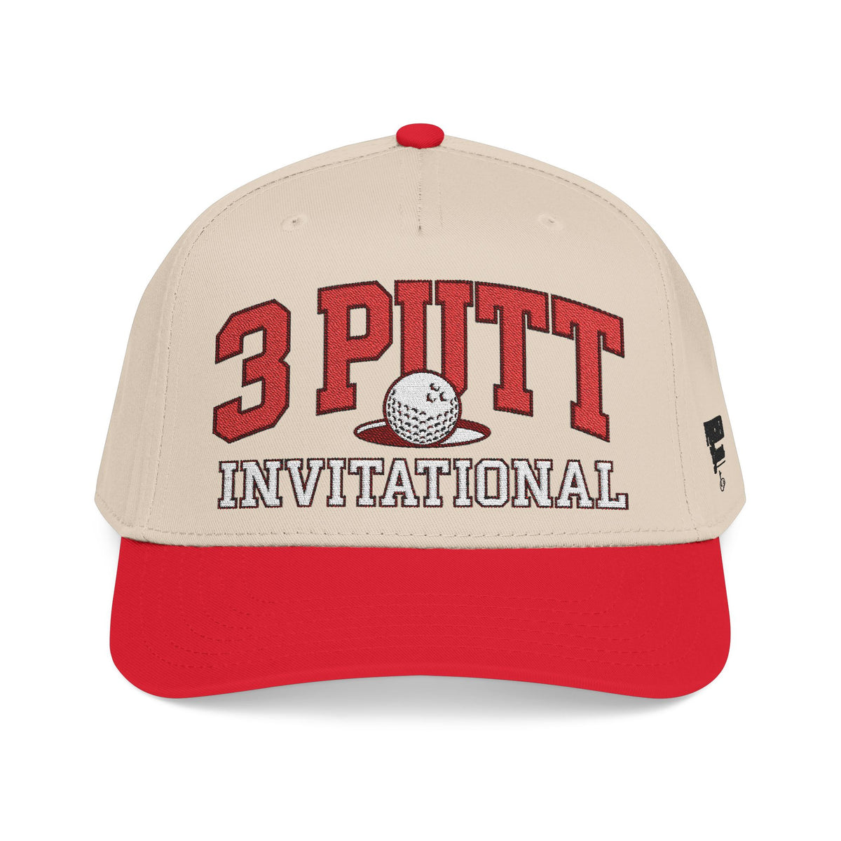 3 Putt Invitational vintage golf hat alternate view
