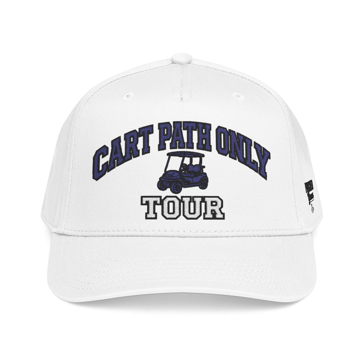 Cart Path Only Tour vintage golf hat alternate view