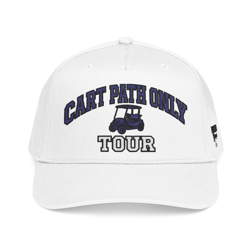 Cart Path Only Tour vintage golf hat alternate view